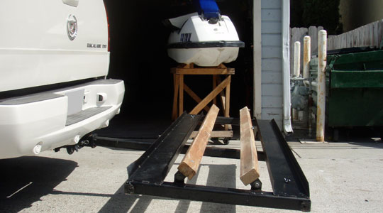 jet ski reciever hitch accessory